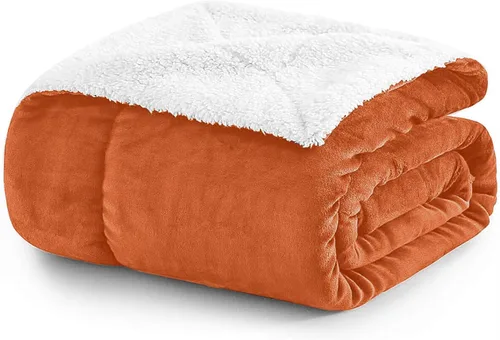 Miniatura 46 de MOONLIGHT20015 Mantas Sherpa de color rosa bebé tamaño King para cama – Paquete al por mayor de 9 mantas Sherpa – Manta suave y esponjosa