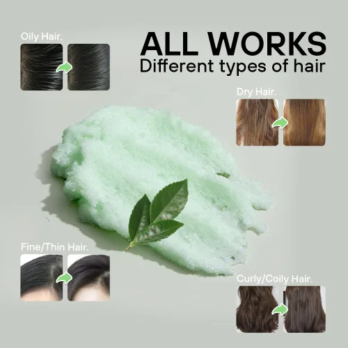 Miniatura 3 de Tea Tree Scalp Scrub – 14 onzas líquidas (14 onzas líquidas) 1 botella, tratamiento exfoliante e hidratante para cuero cabelludo seco y escamoso