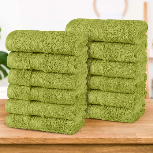 Miniatura 16 de Superior Juego de 2 toallas de baño de fibra larga 100% algodón peinado de 27.64 oz/m², para baño, ducha, cocina, súper suave, afelpado, altamente