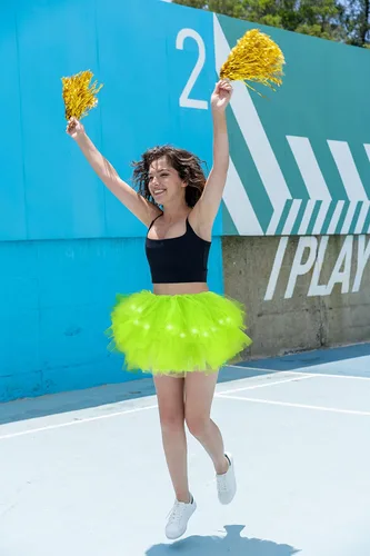 Miniatura 5 de Simplicity - Falda tipo tutú clásica de 5 capas para mujer