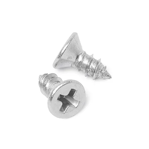 Tornillo Phillips de cabeza plana de acero inoxidable Bolt Dropper #4 x 1/4" (6,35 mm) (100 unidades), tornillos de chapa metálica de acero
