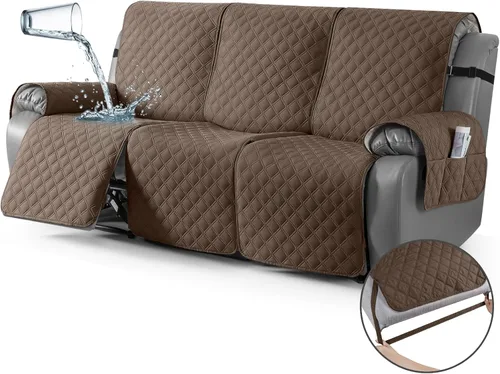 Miniatura 59 de TAOCOCO - Funda antideslizante para silla reclinable, funda para sofá, funda para silla reclinable pequeña con correas elásticas, protector