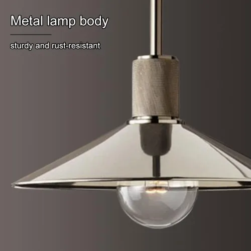 Miniatura 6 de 11" Pendant Light Industrial Hanging Lamp Vintage Kitchen Island Lighting Fixture, Retro Metal Pendant Lights for Bedroom Dining Room Farmhouse