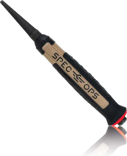 Miniatura 6 de Spec Ops Tools - Juego de 3 piezas de punzón para clavos, incluye 1/32 pulgadas, 1/16 pulgadas, 3/32 pulgadas, agarre absorbente de golpes, 3%