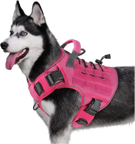 Miniatura 6 de AntiEscape Dog Harness for Large Breeds Padding Reflective Adjusting Chest Strap Pet Walking Gear for Outdoor Activity Dog Harness with Ergonomic