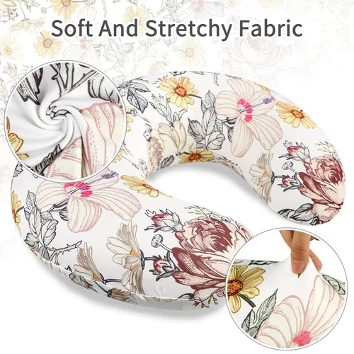 Miniatura 3 de Funda de almohada de lactancia, funda de almohada elástica para lactancia materna para bebés, niñas, suave y ajustada para funda de almohada