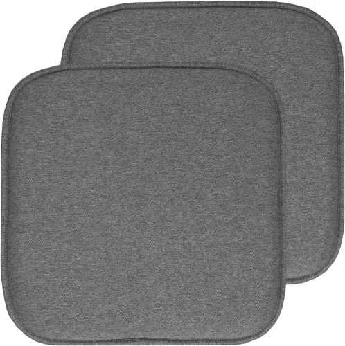 Miniatura 118 de Sweet Home Collection Cojines de espuma viscoelástica para silla, antideslizantes, diseño de panal de abeja, 16 x 16 pulgadas, paquete de 2