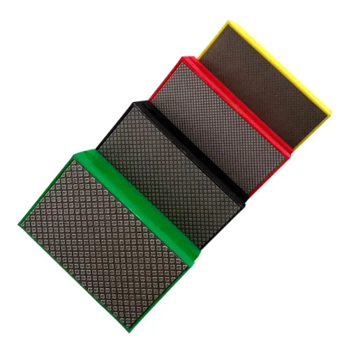 Miniatura 2 de Almohadillas de pulido de mano de 3.5" para hormigón, granito y mármol, húmedo o seco, galvanizado, grano #60 a #400