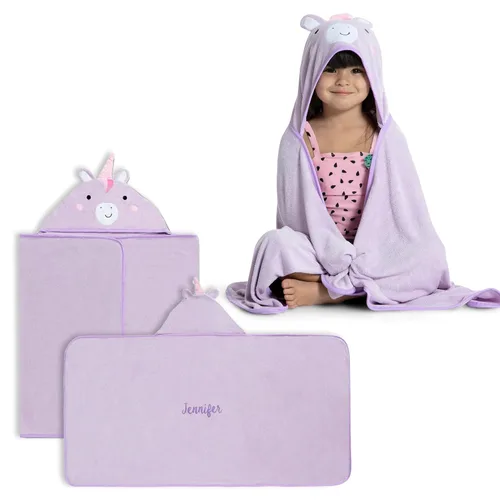 Miniatura 15 de Delta Children Toalla de baño con capucha para niños con bolsillos - Super suave y absorbente - Gran regalo para niños y niñas, Perro Marrón