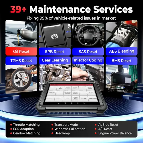Miniatura 6 de Launch Scanner X431 1MM* Plus Car Tool with X-PROG3 (Valued $800), Engine/Gearbox ECU Clé, All-in-One Diagnostic Tool, ECU Coding as PAD, 39+