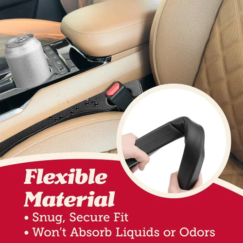 Miniatura 7 de Lusso Gear Organizador para el hueco entre los asientos del coche (2 unidades) - Evita que se caigan los objetos entre los asientos - Ajuste