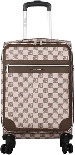 Miniatura 88 de Steve Madden Equipaje de diseñador, Chalet Gris Claro, Juego de maleta giratoria ligera expandible de 3 piezas - Juego de viaje