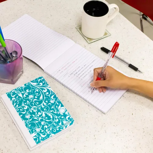 Miniatura 6 de BAZIC Products Bloc de escritura de 100 hojas de 6 x 9 pulgadas, cuaderno rayado de notas a rayas, papel de notas fácil de rasgar para oficina