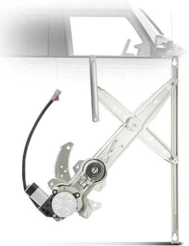YHTAUTO Elevalunas eléctrico del lado del pasajero delantero con conjunto de motor de 2 pines para Honda Civic 1996-2000, Coupé de 2 puertas o