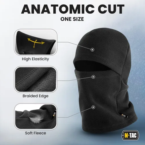 Miniatura 3 de M-Tac Elite Winter Fleece Balaclava - Cold Weather Mask Thermal for Winter - Men Tactical