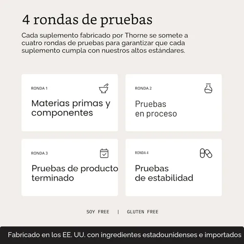 Miniatura 7 de THORNE - Aislado de proteína de suero - Perfil equilibrado de aminoácidos con BCAA - 0.74 oz de proteína de suero en polvo fácil de digerir
