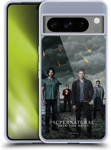 Miniatura 106 de Head Case Designs Supernatural Sam, Dean & Castiel Key Art - Funda de gel con licencia oficial [protección de grado militar] compatible con Google