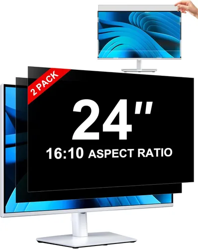 Miniatura 26 de ZOEGAA Pantalla de privacidad, pantalla de privacidad extraíble para monitor de computadora, antirreflejos y luz azul, compatible con HP Dell