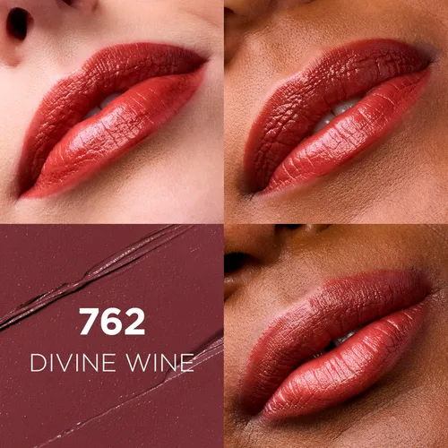 Miniatura 2 de L'Oreal Paris Colour Riche Original - Lápiz labial cremoso e hidratante satinado con aceite de argán y vitamina E, Divine Wine, 1 unidad