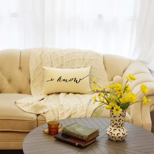 Miniatura 5 de Ogiselestyle Juego de 2 fundas de almohada lumbares de 12 x 20 pulgadas, fundas de almohada decorativas con citas para decoración de granja, regalos