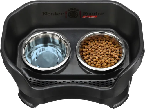 Miniatura 6 de Neater Pet Brands Neater Feeder Deluxe - Cuencos para perros a prueba de desastres elevados para perros medianos 19-40 lbs, fabricados en EE. UU.