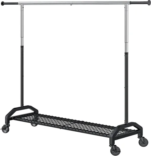 Miniatura 10 de Wiracks Perchero de Servicio Pesado para Colgar Ropa 350lbs Perchero de Ropa Ruedas Industriales de 3" 51 a 71" An x 16.53" Pr x 65" a 71" Al