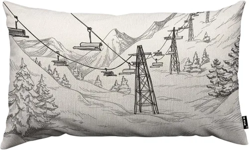 Miniatura 11 de TKS MITLAN Fundas de almohada abstractas con ondas 18 x 18 pulgadas, fundas de almohada decorativas con gradiente azul de agua de mar, ondas