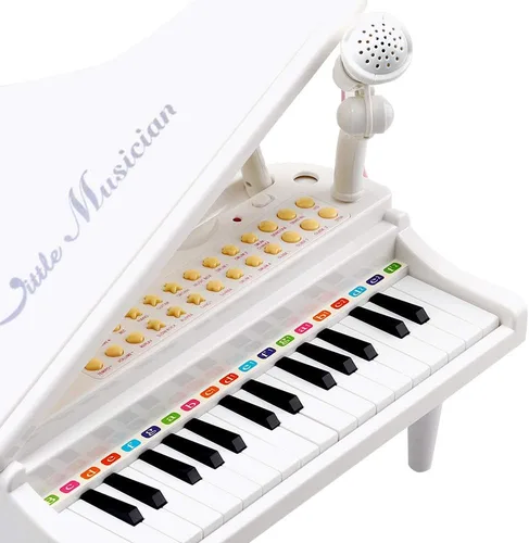Miniatura 6 de Amy&Benton - Piano de juguete para bebés niña o niños pequeños, regalo de cumpleaños para niños de 1, 2, 3 o 4 años, rosa