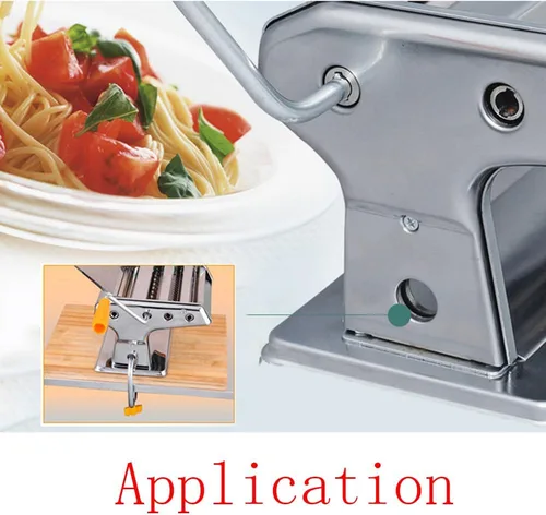 Miniatura 5 de Lovelysp - Mango y clip para máquina de pasta, mango de repuesto y abrazadera de mesa, accesorios de cocina, 1 juego Naranja