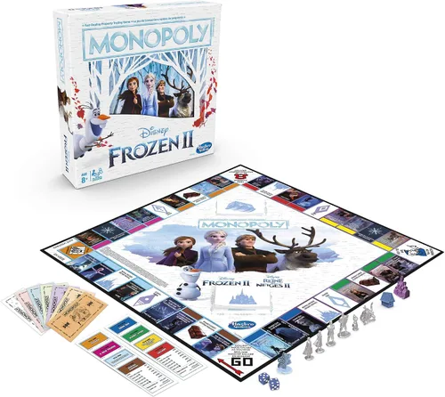 Miniatura 3 de Hasbro Disney Frozen II Monopoly (bilingüe - Inglés/Francés)