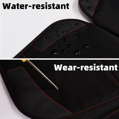 Miniatura 6 de Protector de asiento de automóvil con respaldo acolchado de goma antideslizante, acolchado impermeable más grueso para asientos infantiles, sin