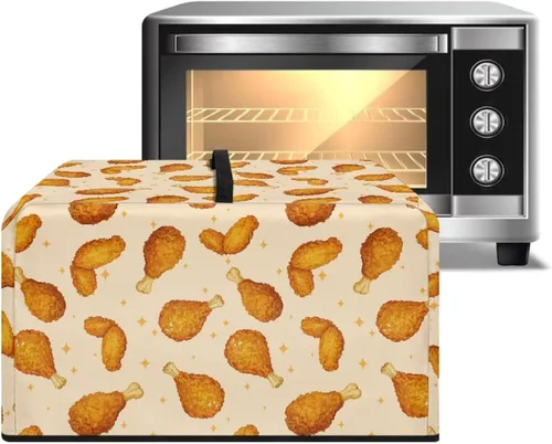 Miniatura 33 de Cubierta para horno de microondas a prueba de polvo, para encimera, freidora de aire, tostadora, horno, para decoración interior del hogar, L, 20.9