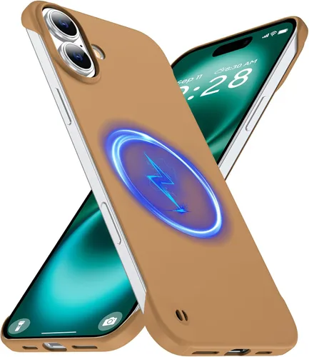 Miniatura 27 de GRECAZO Funda magnética delgada para iPhone 15 Plus de 6.7 pulgadas (2023), ultrafina, ligera, duradera, sin marco, mate, rígida, MagSafe con anillo