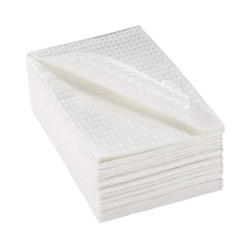 McKesson Toallas desechables [Paquete de 500] para baberos dentales, uñas, tatuajes, dentistas, médicos, 13 x 18 pulgadas, tejido de 3 capas con