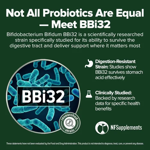 Miniatura 2 de Suplemento probiótico de Bifidobacterium Bifidum 240 tabletas 3 mil millones de CFU, probióticos para hombres y mujeres, apoya la salud intestinal