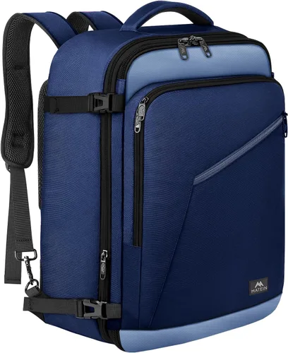 Miniatura 112 de MATEIN - Mochila de viaje extragrande de 10.56 galones, mochila de viaje ampliable apta para aerolíneas, para viajeros de fin de semana, hombres