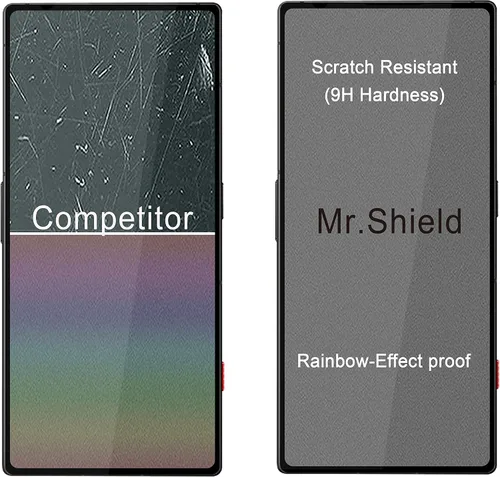 Miniatura 4 de Mr.Shield [Paquete de 3] Protector de pantalla para ZTE Nubia (RED MAGIC 8S Pro) / Red Magic 8S Pro + [cubierta completa] [vidrio templado]