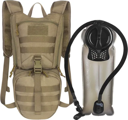 Miniatura 8 de Unigear Mochilas Tácticas de Hidratación 1050D con Vejiga de Agua de 3L, Paquete de Aislamiento Térmico Mantiene el Líquido Fresco hasta por 4 Horas