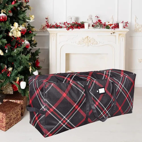 Miniatura 6 de ProPik Bolsa de almacenamiento para árbol de Navidad, se adapta a árboles desmontados de hasta 9 pies de alto, 25 pulgadas de alto x 20 pulgadas