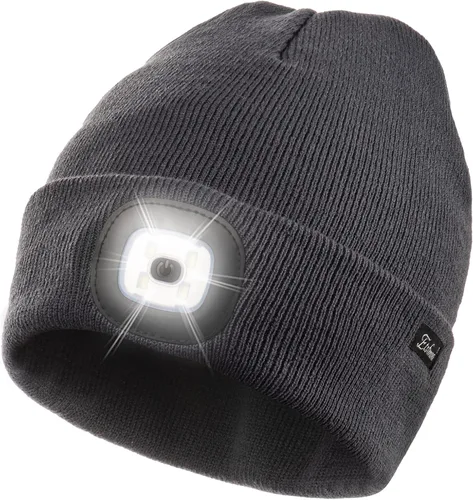 Miniatura 24 de Etsfmoa Gorro unisex con la luz, regalos para hombres, papá, padre, gorras recargables por USB