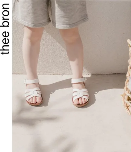 Miniatura 128 de THEE BRON Sandalias cómodas para niñas, zapatos para niños, sandalias rellenas