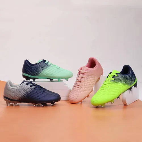 Miniatura 7 de Brooman - Zapatos deportivos con tacos para niños y niñas, zapatos de fútbol para usar al aire libre