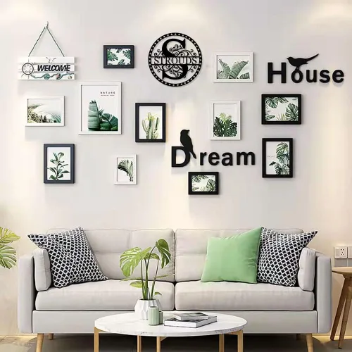 Miniatura 6 de Letreros de metal personalizados con apellido, letrero de apellido personalizado, letrero de metal personalizado, arte de pared de metal, monograma