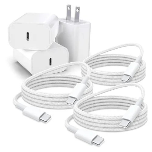 Miniatura 8 de Adaptador de cargador rápido de 3 pies y 20 W para AirPods 4 Gen 4 generación, AirPods Pro 3 2025/Pro 2 2nd, Air Pods Max 2024, iPhone 17 16e 16 15