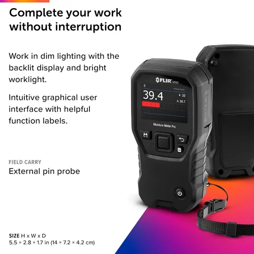 Miniatura 5 de Medidor de humedad Flir MR60