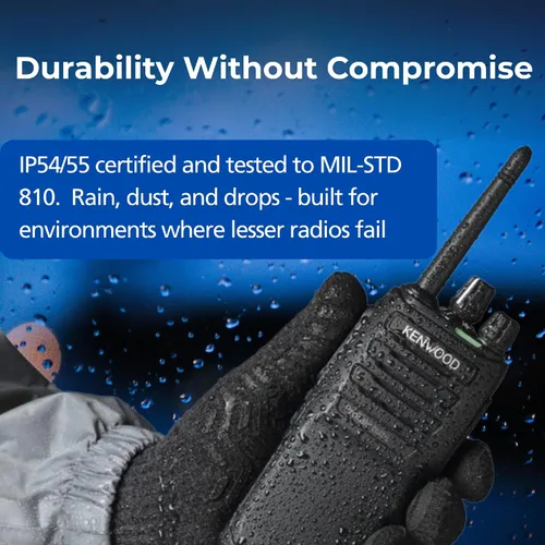 Miniatura 2 de KEWOOD NX-P1302AU ProTalk - Radio bidireccional comercial de 2 W, configuración simple, 64 canales, actualizable a digital, batería de 19.5 horas