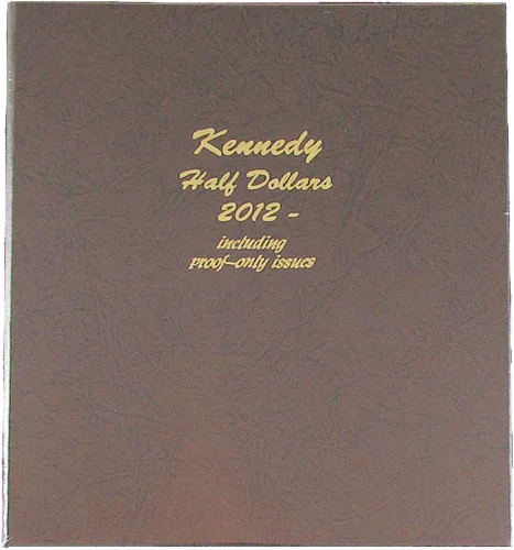 Miniatura 14 de Dansco US Kennedy Álbum de monedas de medio dólar con prueba 1964 - 2011 #8166