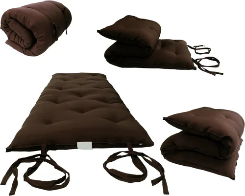 D&D Futon Furniture Colchones tradicionales japoneses para futón, tapetes de cojín plegables, yoga, meditaion, tamaño individual 3 pulgadas de