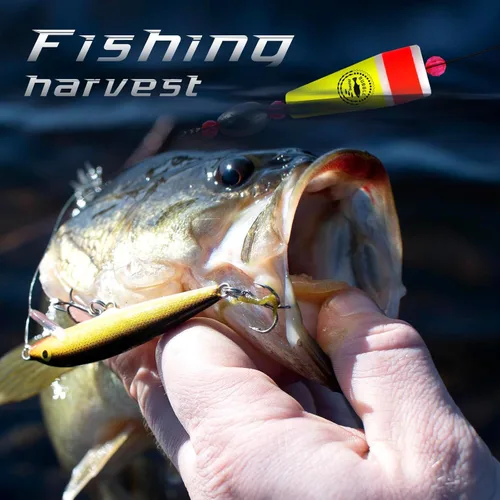 Miniatura 2 de Flotadores de Pesca Aparejos Corchos Saltarines para Agua Salada Sonajero con Peso Bobbers Aparejos de Pesca