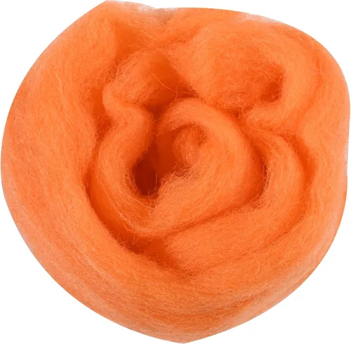 Miniatura 168 de 24 tipos de lana rosa, 4.23 oz (120 g), adecuado para fieltro húmedo y fieltro de aguja de telas hiladas de lana. Un paquete de prueba está Tonos